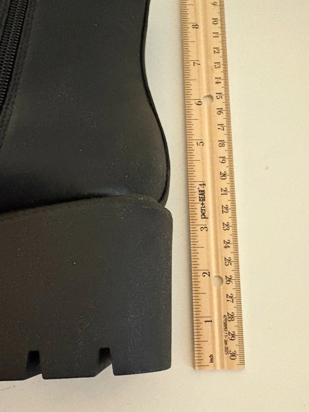 DV by DOLCE VITA Black Lug Platform Sole Chelsea Ankle Booties, NWOT, Size 10